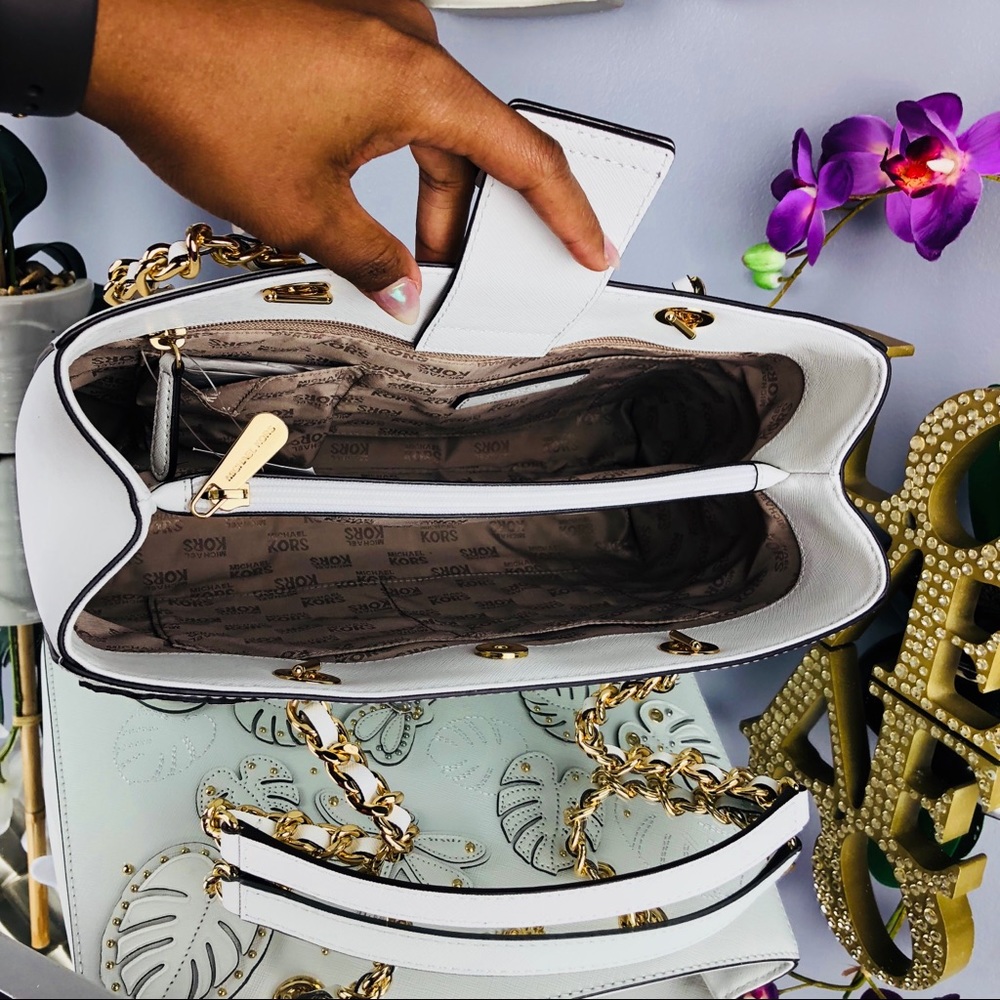 Michael Kors Dragonfly Susannah Leather Tote - Picture 4 of 8